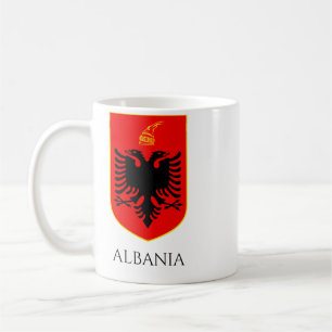 Albanian Coat Of Arms National Heritage Art Coffee Mug