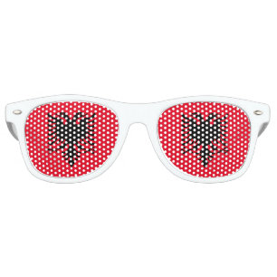Albanian Coat of arms Retro Sunglasses