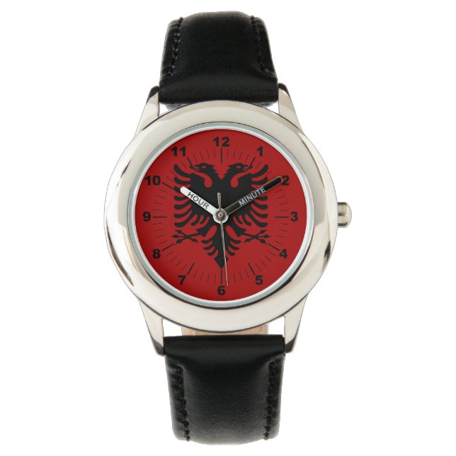 Albanian Coat of arms Watch (Front)