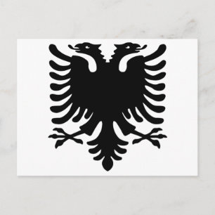 Albanian Eagle. Postcard