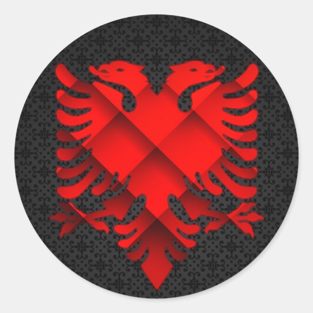 Albanian Eagle Sticker (Front)