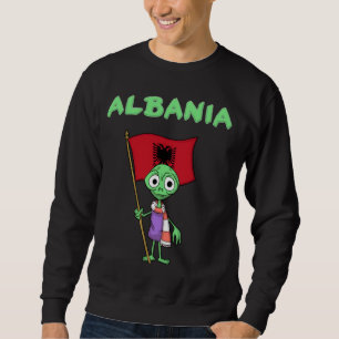 Albanian Fans Albania Alien Sweatshirt