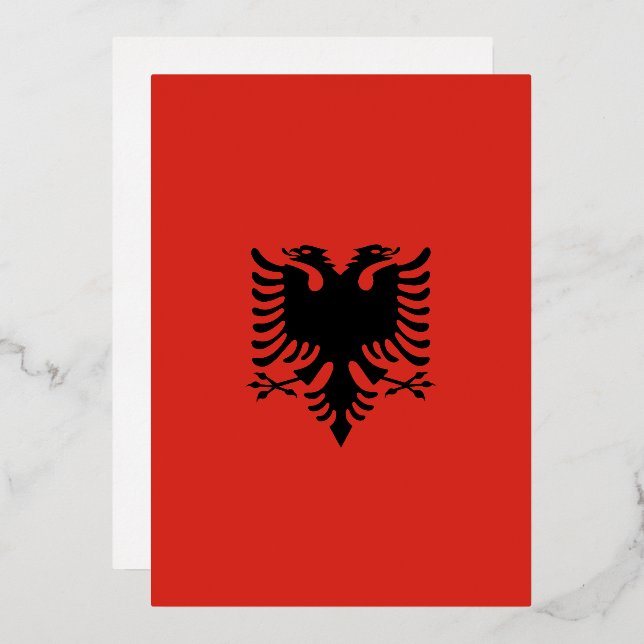 Albanian flag (Front/Back)