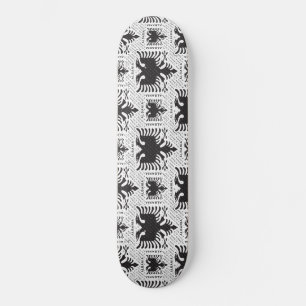 Albanian flag 3 skateboard