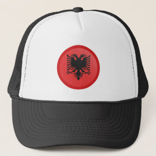 Albanian flag & Albania holiday/sports fans Trucker Hat