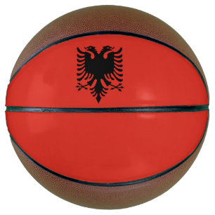 Albanian flag basketball