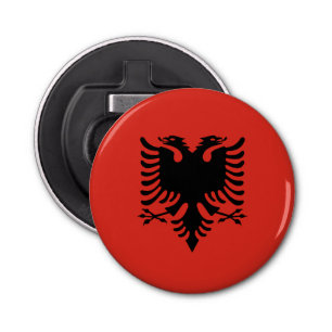 Albanian flag bottle opener