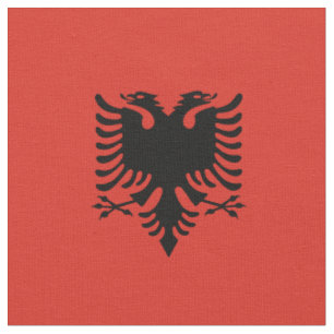 Albanian flag fabric