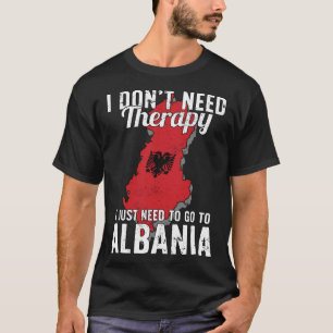 Albanian Flag I Albania Flag I Vacation Gift I Alb T-Shirt