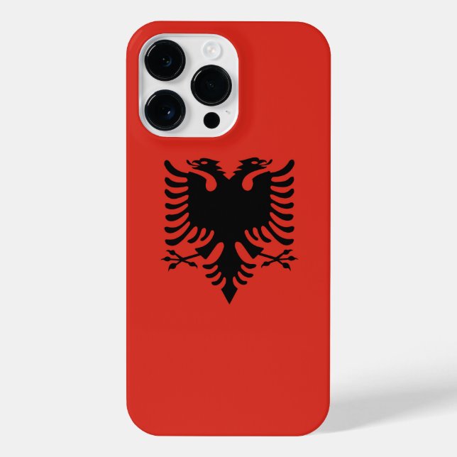 Albanian flag iPhone case (Back)