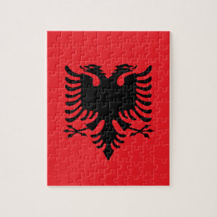 Albanian flag jigsaw puzzle