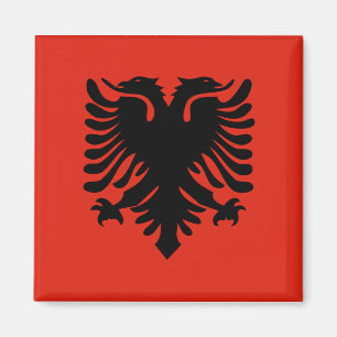 Albanian Flag Magnet