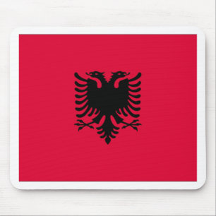 Albanian Flag Mouse Pad
