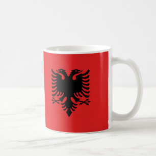 Albanian flag mug