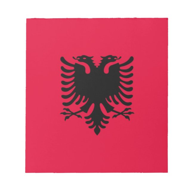 Albanian flag notepad (Front)