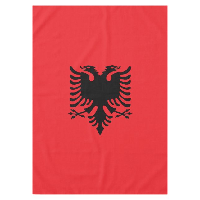 Albanian flag tablecloth (Front)