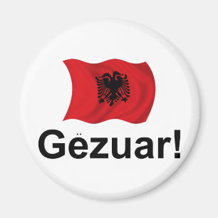 Albanian Gezuar! (Cheers) Magnet