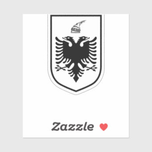 Albanian National Coat of Arms Heritage Ink
