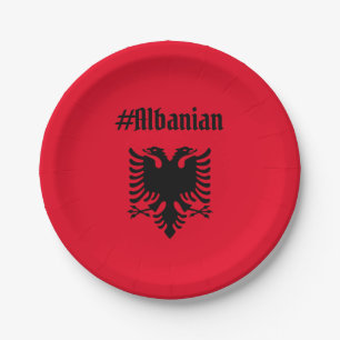 Albanian Paper Plate
