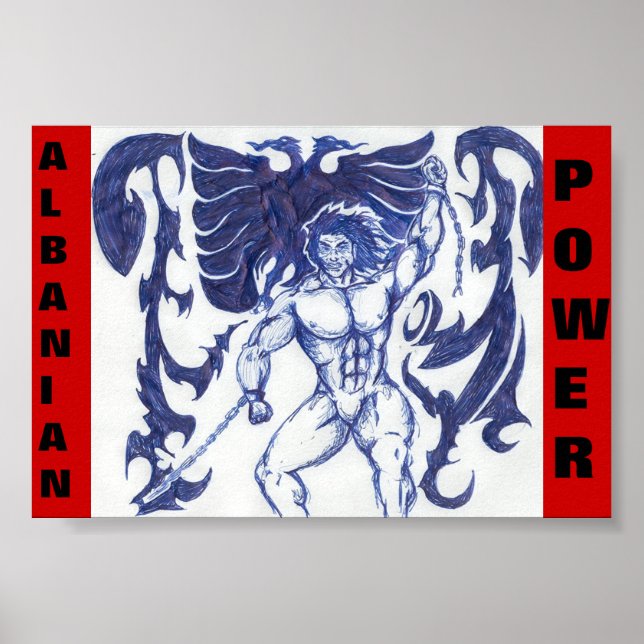 albanian power poster (Front)