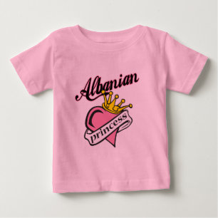 Albanian Princess Baby T-Shirt