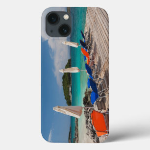 Albanian Riviera, Ksamil, town beachfront iPhone 13 Case