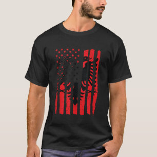 Albanian USA Flag Eagle Gift Men Women Kids Kosovo T-Shirt