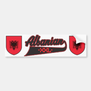 Albanian XXL Bumper Sticker