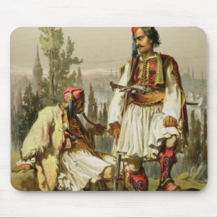 Albanians, mercenaries in the Ottoman army, pub. b Mouse Pad