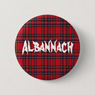 Albannach Tartan Button Badge