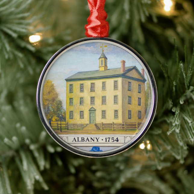 Albany Congress Metal Ornament (Tree)