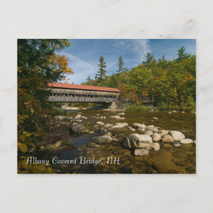 Albany Covered Bridge, NH     Postcard