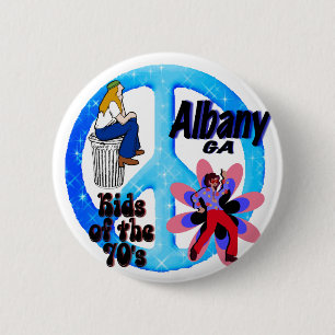 Albany Kids of the 70's button