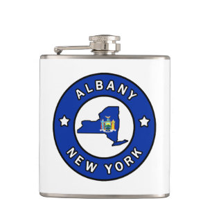Albany New York Hip Flask