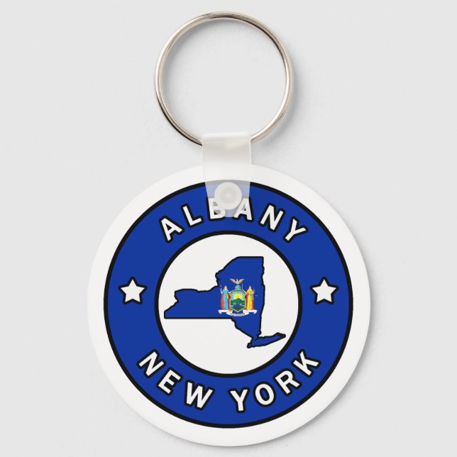 Albany New York Key Ring (Front)