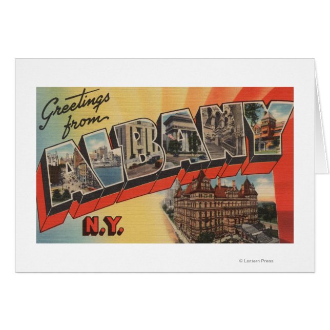 Albany, New York - Large Letter Scenes 2 (Front Horizontal)