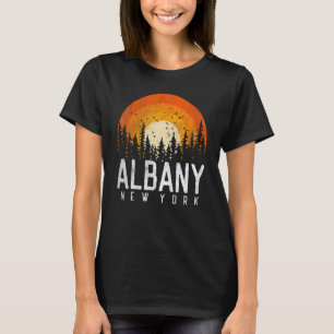 Albany New York NY   Retro Vintage 70s 80s 90s   T-Shirt