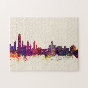 Albany New York Skyline Jigsaw Puzzle