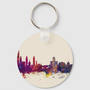Albany New York Skyline Key Ring