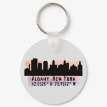 Albany NY City Skyline  