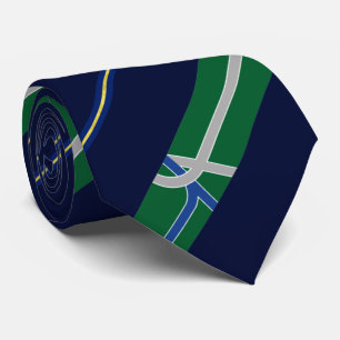 Albany (Oregon) city flag Neck Tie