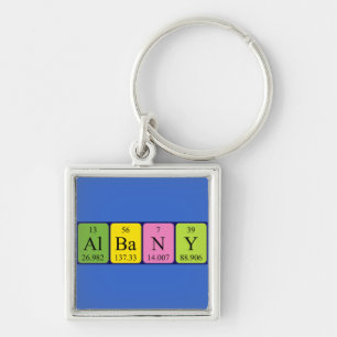 Albany periodic table name keyring