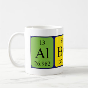 Albany periodic table name mug