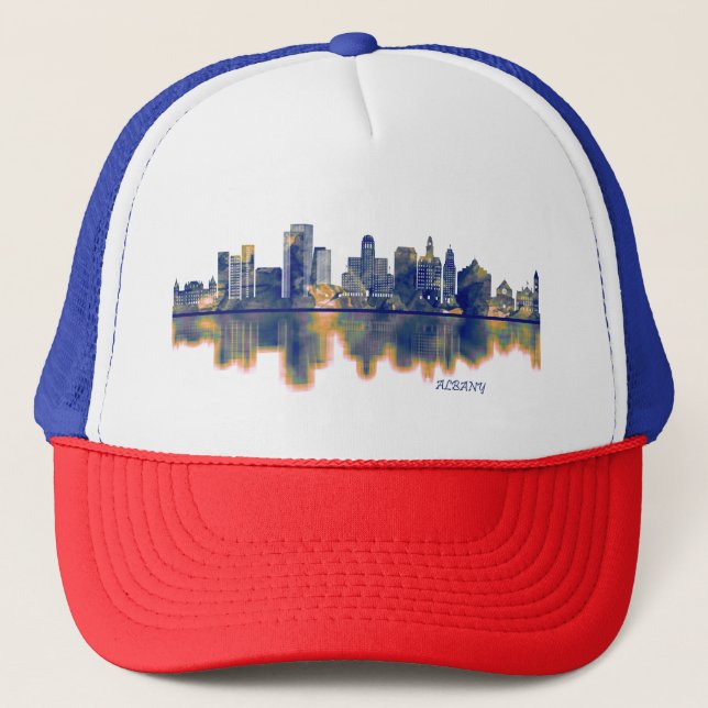 Albany Skyline Trucker Hat (Front)