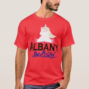 Albany Unicorn New York Raised Me T-Shirt