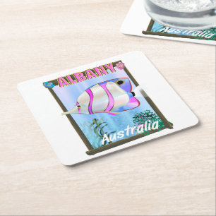 Albany, Western Australia Square Paper Coaster