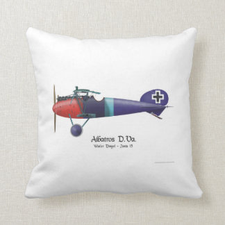 Albatros D.Va WW1 German Fighterplane Lt. Dingel Cushion