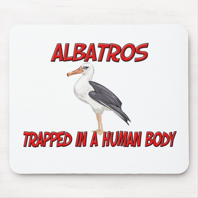 Albatros trapped in a human body mouse pad (Front)