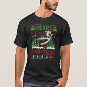 Albatross Bird  Xmas Lights Ugly Albatross Christm T-Shirt