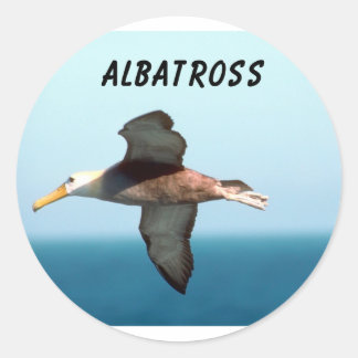 Albatross Flying Classic Round Sticker